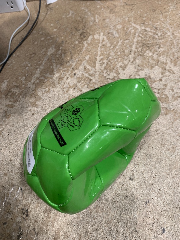 Photo 1 of *UNKNOWN OF ANY DAMAGES* Champion Sports Extreme Series Soccer Ball, Size 4 - Youth League, All Weather, Soft Touch, Maximum Air Retention - Kick Balls for Kids 8-12 - Competitive and Recreational Futbol Games, Green