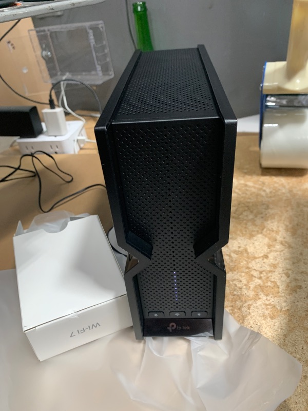 Photo 1 of *POWERS ON*TP-Link Tri-Band BE15000 WiFi 7 Router Archer BE700 | 8-Stream 15Gbps | 1×10G+1×2.5G+2×1G Ports, USB 3.0 | 6 Internal Antennas | VPN Clients & Server | Easy-Mesh, HomeShield, MLO, Private IOT