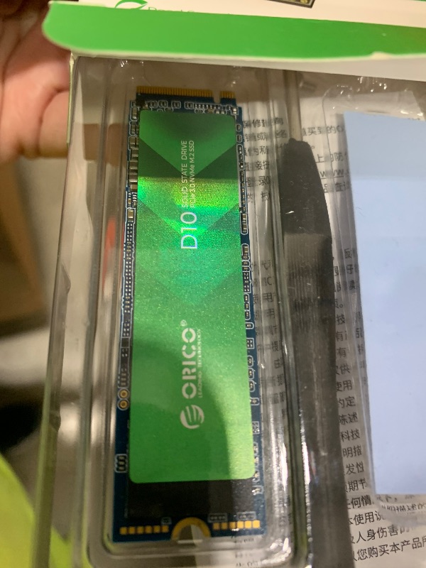 Photo 1 of **LOCKED! PARTS ONLY**ORICO M.2 NVMe SSD, PCIe Gen3x4 2280 SSD - Internal Solid State Drive with TLC NAND Flash, Compatible with Raspberry Pi 5 Desktop Laptop - D10