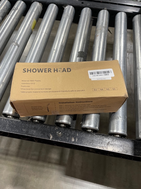 Photo 1 of RV shower head with hose, High Pressure handheld Shower Head with ON OFF Switch, 5 Spray Modes for RV Camper, Water Saving Pause button, Adjustable Self-adhesive Holder