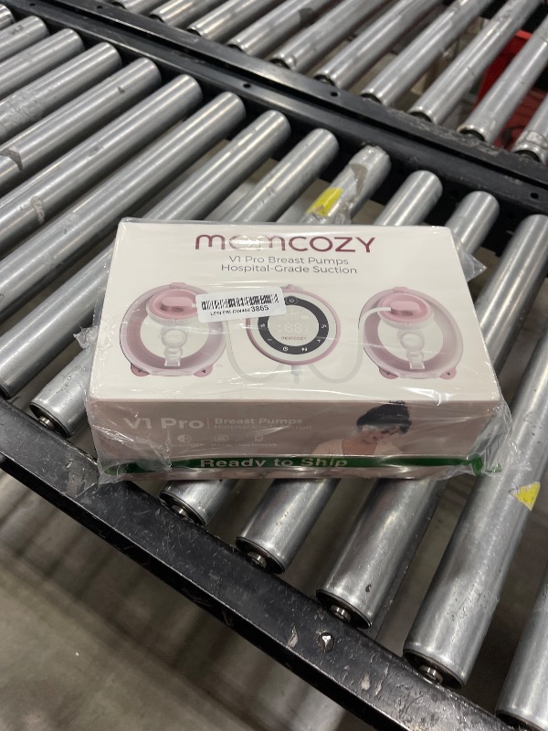Photo 1 of Momcozy Breast Pump Hospital-Grade, Hands-Free & Portable Wearable Pump with 3 Modes|15 Levels, Equipped with Leak-Proof DoubleFit Flange, Deep Pink