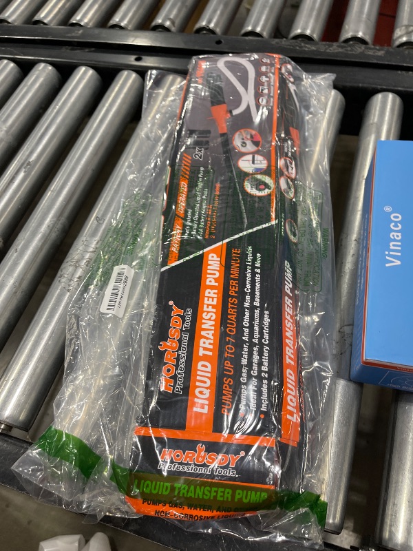 Photo 1 of HORUSDY Battery Portable Battery Operated Gas & Water Pump, Powered Fuel Transfer Pump, 2.2GPM Gasoline & Liquid Siphon Pump, Automatic Gas Pump for Gas Can & Tank, Handheld Liquid Transfer Pump
