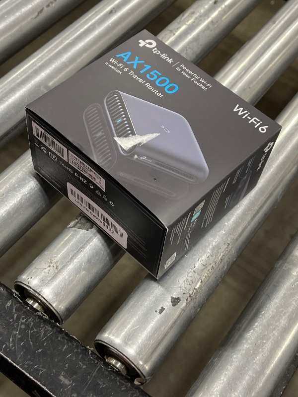 Photo 1 of TP-Link Ultra-Portable Wi-Fi 6 AX1500 Travel Router TL-WR1502X | Easy Public WiFi Sharing | Hotel/RV/Travel Approved | Phone WiFi Tether | USB C Powered | Multi-Mode | Tether App | Durable Design