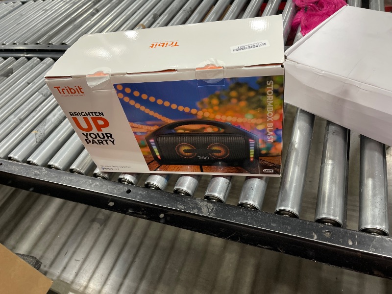 Photo 1 of Tribit StormBox Blast Portable Speaker: 90W Loud Stereo Sound with XBass, IPX7 Waterproof Bluetooth Speaker with LED Light, Bluetooth 5.3&TWS, Custom EQ, 30H Playtime for Outdoor