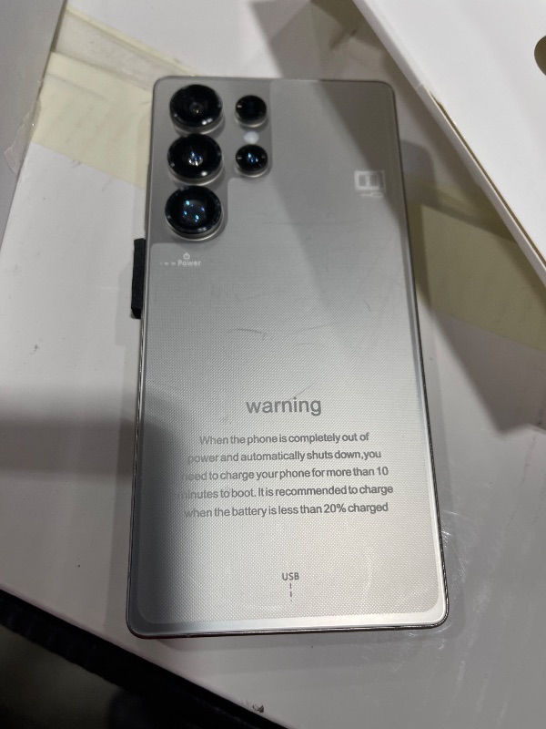 Photo 1 of XIMIOGOO Unlocked Phones I25 Ultra Android Cell Phones, 6800 mAh Battery, 12GB+512GB Smartphone 6.9" HD Screen/108MP+48MP Camera/Snapdragon 888 Processor, Grey