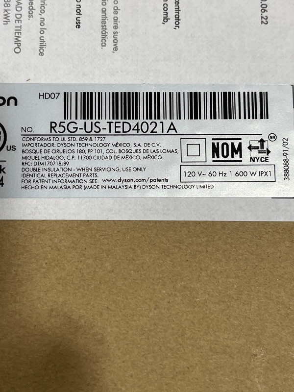 Photo 1 of Dyson Supersonic™ Hair Dryer, Nickel/Copper