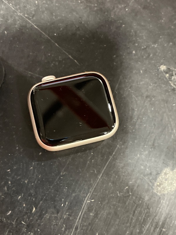 Photo 1 of Apple Watch Series 8 [GPS 45mm] Smart Watch w/Starlight Aluminum Case with Starlight Sport Band - M/L. Fitness Tracker, Blood Oxygen & ECG Apps, Always-On Retina Display, Water Resistant
