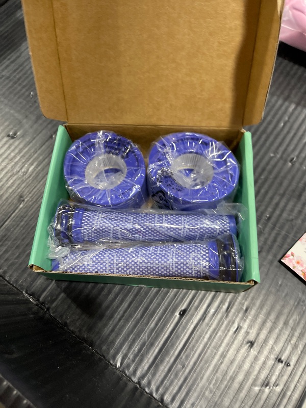 Photo 1 of 6 Pack Vacuum Filter Replacement Kit for Dyson V7, V8 Animal and V8 Absolute Cordless Vacuum, 3 Post Filter, 3 Pre Filter, Replaces Part # 965661-01 & 967478-01