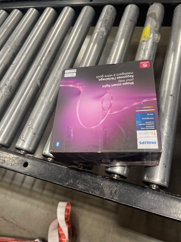 Photo 1 of Philips Hue Indoor 33 Ft Smart LED Solo lightstrip Base Kit - 1 Pack - Control with Hue App - Compatible with Alexa, Google Assistant and Apple HomeKit