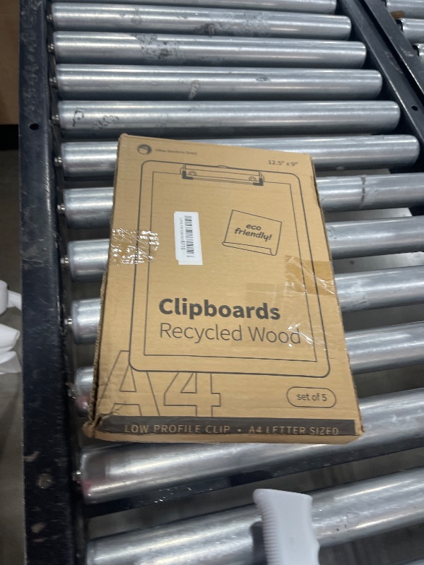 Photo 1 of Letter Size Clipboards with Low Profile Clip (Set of 5) - Wood Clipboards Bulk 5 Pack, Heavy Duty Clipboard, Back to School Teacher Classroom Supplies, School Supplies for College Students