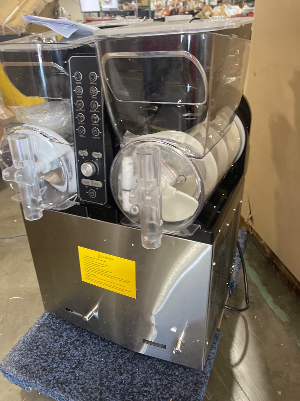 Photo 1 of Tourua Commercial Slushie Machine, Margarita Daiquiri Wine Frappe Slush Frozen Drink Machine, 30L