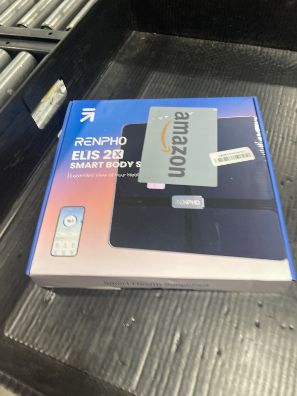 Photo 1 of RENPHO Smart Scale with BMI, Body Fat, Muscle Mass, Bluetooth Scale for Body Weight, FSA HSA Store Eligible, 13 Metrics with Large VA Display, Support App Connection, Black, Elis 2X