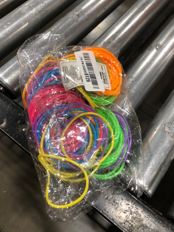 Photo 1 of Super Z Outlet 80s Colorful Retro Rock Pop Star Rainbow Diva Disco Jelly Neon Gel Stretchable Bracelets Bands for Theme Events, Colorful Assortment, Assorted Toy Party Favor Prizes (Assorted 144pk)