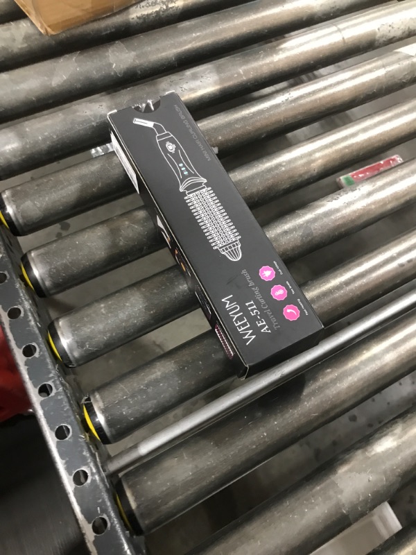 Photo 1 of Mini Curling Iron Brush 1 Inch Barrel for Travel, Hair Curler Curling Wand with Extra Long Tourmaline Ceramic Barrel, Anti-Scald Brush Curling Iron for Short/Shoulder Hair