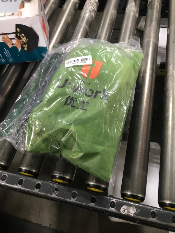 Photo 1 of Safety Overshoes Steel Toe Caps, Titanium Aluminum Alloy Toe Shoe Covers, Steel Toe Covers, Double Straps Slip Resistant Alloy Toe Overshoe, Visitor Safety Overshoe, XL, Green
