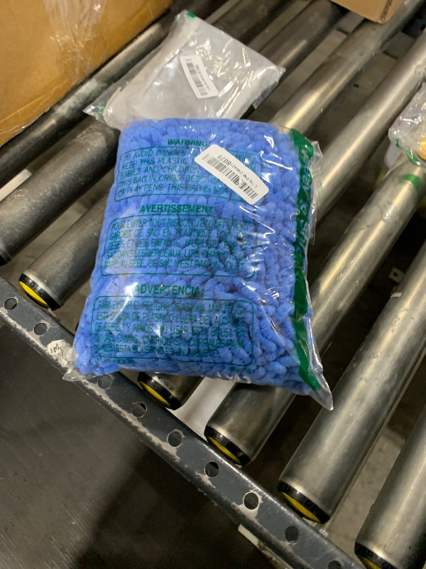 Photo 1 of The Rag Company - Premium Chenille Microfiber Knobby Wash Mitts - Perfect for Car Washing and Detailing; Scratch-Free, Lint-Free, Double-Sided, Plush, and Absorbent; Blue (2-Pack)