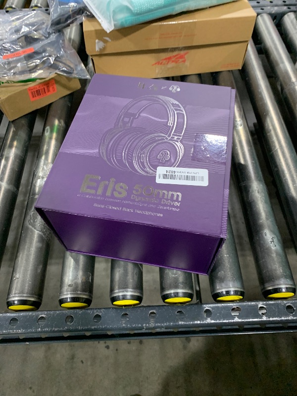 Photo 1 of Linsoul HarmonicDyne x Z Reviews Eris: Wired Over Ear Headphones, 50mm Dynamic Driver Gaming Headphones, Semi-Closed for Bass Enthusiasts, Gaming, Audiophile, Balanced Cable, Glass-Back
