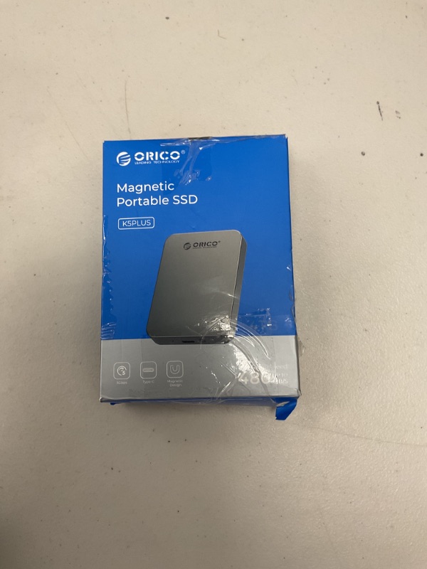 Photo 1 of ORICO 512GB Magnetic Portable SSD, Metal Body, 4K 120 fps ProRes HDR Record and Store, Up to 460MB/s, USB C&A 2 in 1 Cable, External SSD Compatible with iPhone 16 Pro Max, Tablet, Computer - K5PLUS