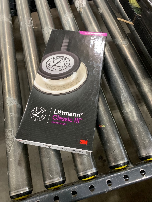 Photo 1 of 3M Littmann Classic III Monitoring Stethoscope, 5646, Limited Edition, More Than 2X as Loud*, Weighs Less**, Stainless Steel High Polish Copper Chestpiece, 27" Black Tube