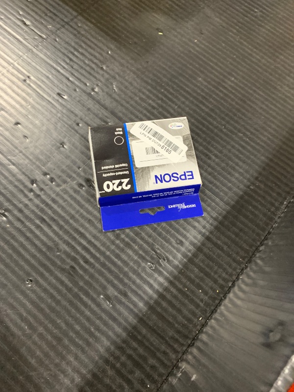 Photo 1 of EPSON 220 DURABrite Ultra Ink Standard Capacity Black Cartridge (T220120-S) Works with WorkForce WF-2630, WF-2650, WF-2660, WF-2750, WF-2760, Expression XP-320, XP-420, XP-424