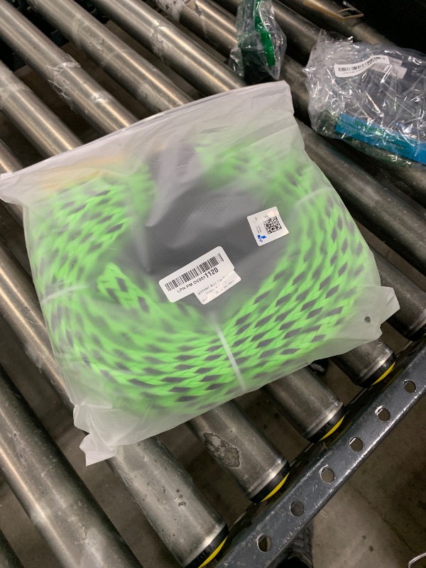 Photo 1 of SETYPARY 4K 60FT Boat Tow Rope for Tubing, Fits 1-4 Person Towable Tubes Boating, Heavy-Duty Floating Tube Tow Rope for Watersports (Green & Black)