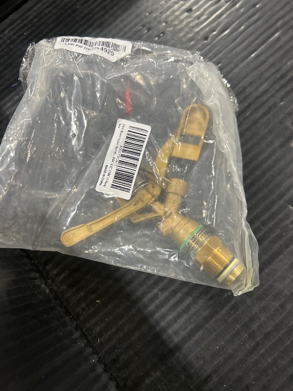 Photo 1 of 3/4-in Brass Impact Sprinkler with 4pcs Nozzles 1/8",9/64",5/32",11/64" (1-Pack)