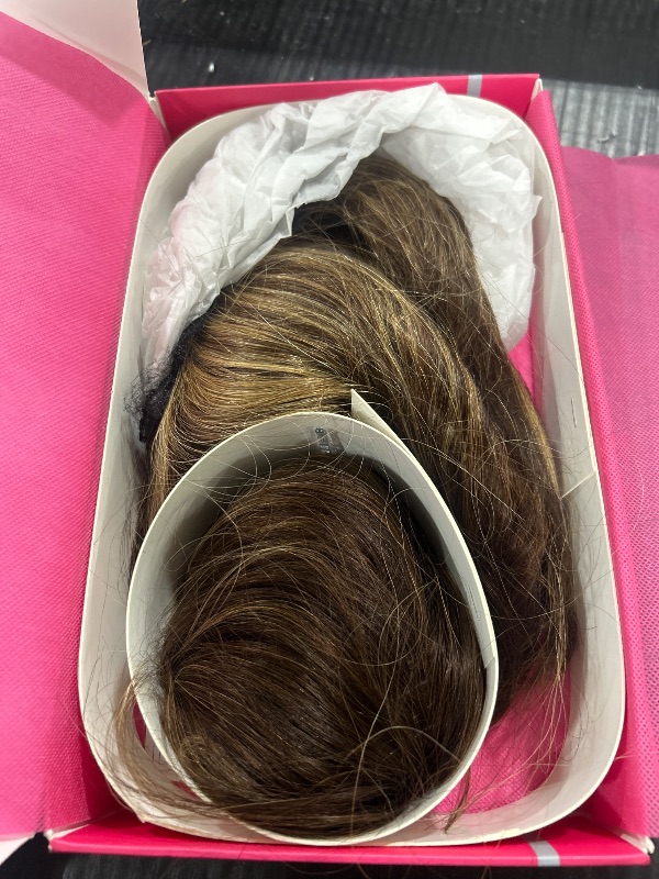Photo 1 of NATAGHAIR Long Brown Curly Wig Ombre Color - Blonde Wigs with Brown Highlights for Women 100% MISSMIZZ Human Hair Wig for Daily Use Natural Looking