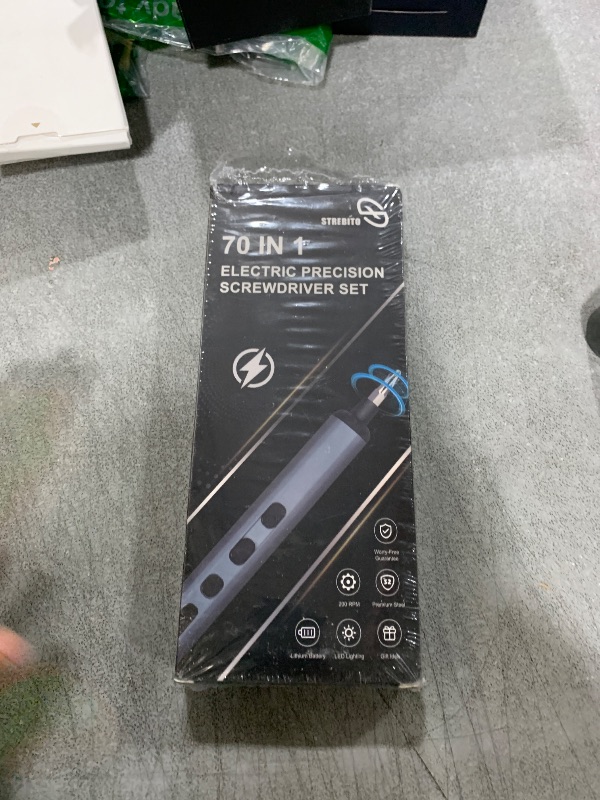 Photo 1 of STREBITO Mini Electric Screwdriver Set, 70 in 1 Small Electric Screwdriver Cordless - 64 S2 Preicison Bits, 5 Torque Settings, 4 LED Lights, Mini Power Screwdriver Repair Tool Kit for PC RC Electronic