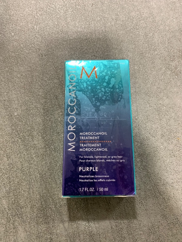 Photo 1 of Moroccanoil Treatment Purple Hair Oil for Blonde Hair, 1.7 Fl. Oz.