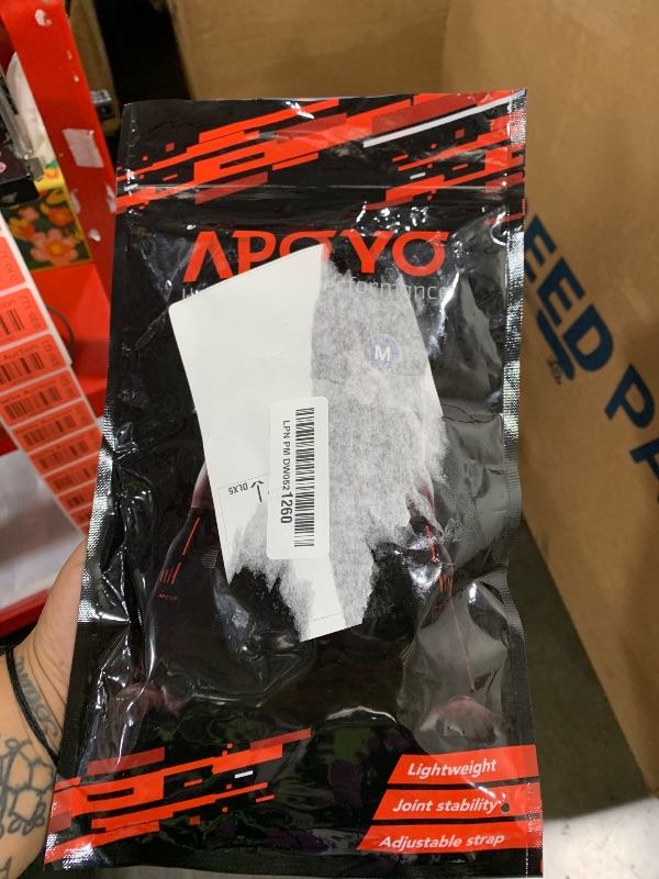 Photo 1 of APOYO Elbow Brace for Tendonitis and Tennis Elbow, Compression Sleeve for Arthritis, Workouts, Reduce Joint Pain During Fitness Activity (Medium)