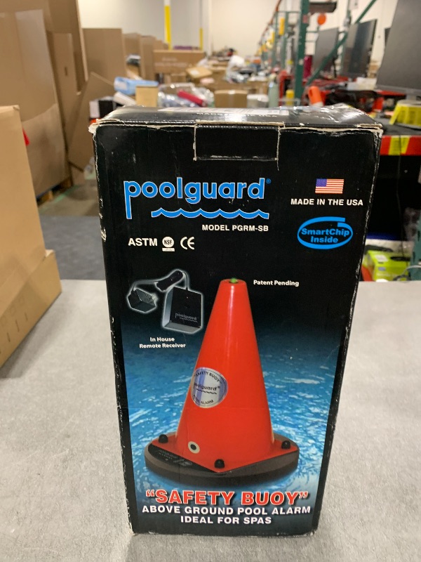 Photo 1 of Poolguard, Red PGRM-SB Safety Buoy Above Ground Pool Alarm