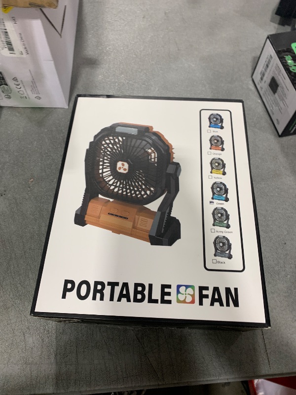 Photo 1 of Portable Fan Rechargeable, 20000mAh Cordless Battery Powered Fan with LED Lantern, USB C Battery Operated for Travel Bedroom Home Camping Tent Office Beach Desk Fishing Table