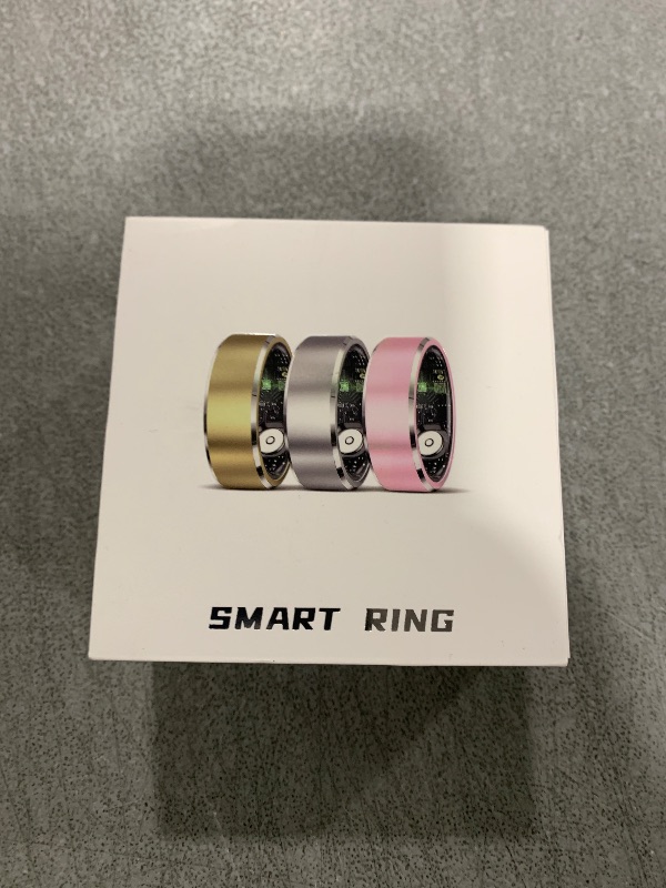 Photo 1 of Twievo Smart Ring for Men/Women, Smart Rings with Calories/Heart Rate/Blood Oxygen/Sleep Monitoring,No Subscription Fee,5ATM Waterproof (Pink, 10#)