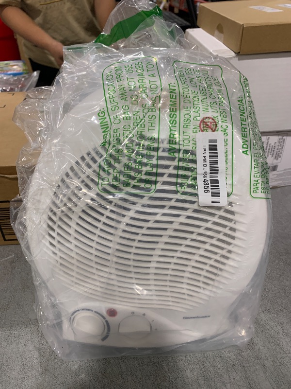 Photo 1 of Homeleader Space fan heater, 2-Speed Small Portable Heater with Thermostat, Tabletop/Floor Ceramic Heater for Office&Small Space
