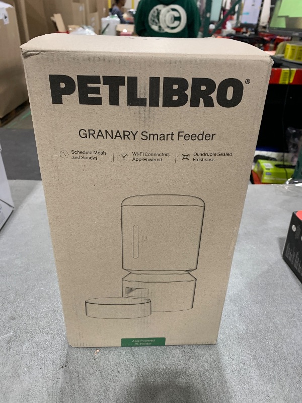 Photo 1 of PETLIBRO Automatic Cat Feeder, 5G WiFi Automatic Dog Feeder with Freshness Preservation, 5L Timed Cat Feeder with Low Food Sensor, Up to 10 Meals Per Day, Granary Pet Feeder for Cats, Black
