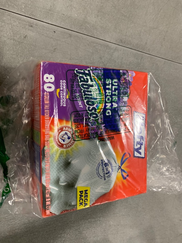 Photo 1 of Hefty Ultra Strong Tall Kitchen Trash Bags, Fabuloso Scent, 13 Gallon, 80 Count