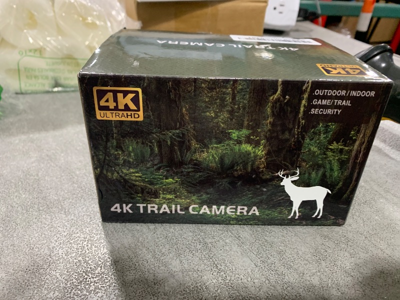 Photo 1 of Dargahou Trail Camera - 4K 48MP Game Camera with Night Vision, 0.05s Trigger Motion Activated, IP66 Waterproof, 130 Wide-Angle with No Glow Infrared LEDs for Outdoor Wildlife