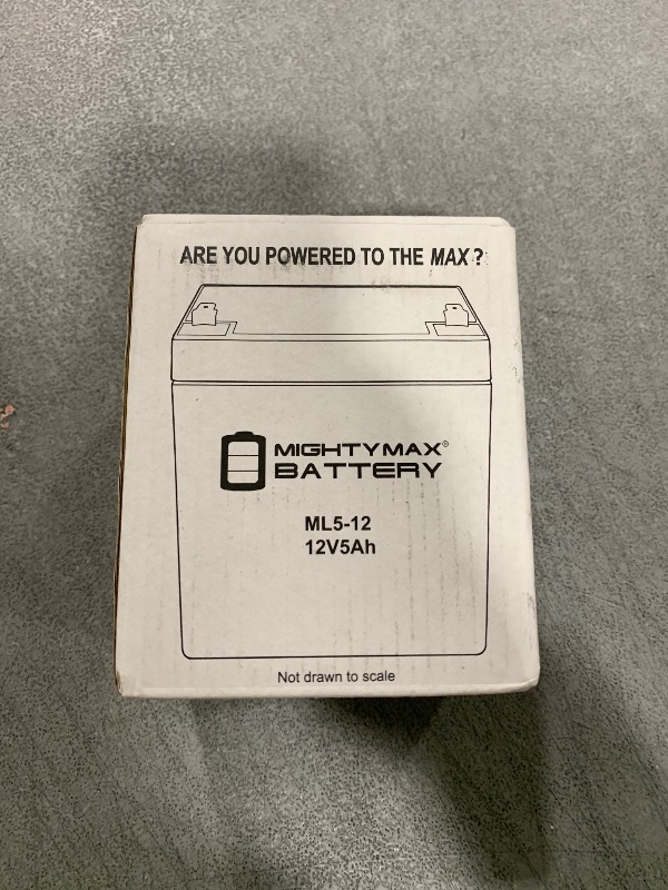 Photo 1 of Mighty Max Battery 12V 5AH Battery Replaces Liftmaster 485LM Evercharge Back-Up