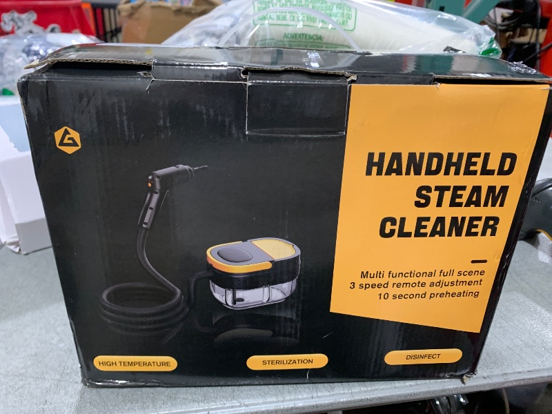 Photo 1 of Steam Cleaner, 3-Level Adjustable Handle, 15s Heat-Up, 1.69 Quarts Tank, Portable Steamer for Cleaning with 11 pcs Accessories, Steam Cleaner for Home for Dirt, Grease, Grout, Tile,Floor,Couch and Car