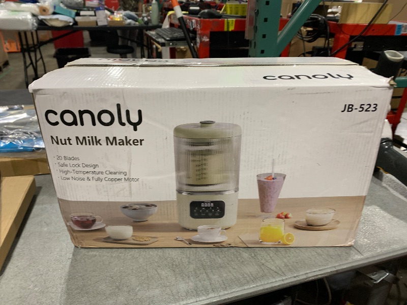 Photo 1 of 58oz Nut Milk Maker Machine, 10 in 1 Automatic Nut Milk Maker with 20 Blades, LED Display, Soy Milk Maker with 24H Delay Start&12H Keep Warm, Almond Milk Maker for Homemade Oat, Milk Shake