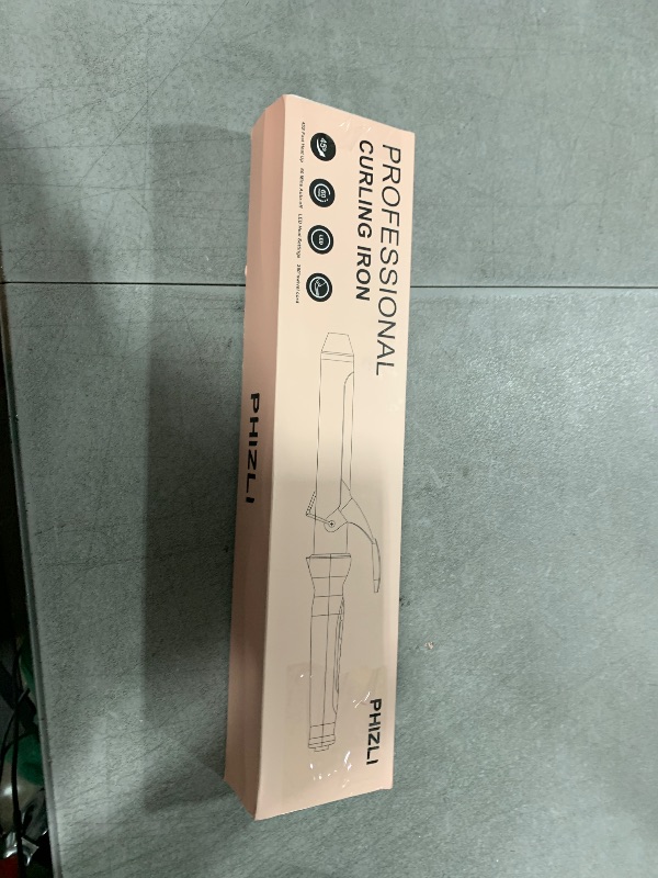 Photo 1 of Curling Iron for Salon & Home, 1.5 Inch Instant Heat Curling Wand for Long Hair, Clipped Large Barrel(7.3 in), Professional 1 1/2 in (38mm) Hair Curlers up to 446°F, Dual Voltage Travel Waving Tool