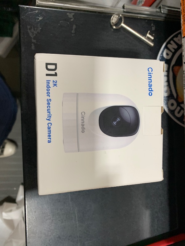 Photo 1 of Cinnado Security Camera Indoor-2K 360° WiFi Cameras for Home Security?Pet/Dog/Baby Camera with Phone app, 2-Way Audio, Night Vision, 24/7 SD Card Storage, Works with Alexa & Google Home (2.4Ghz)-D1