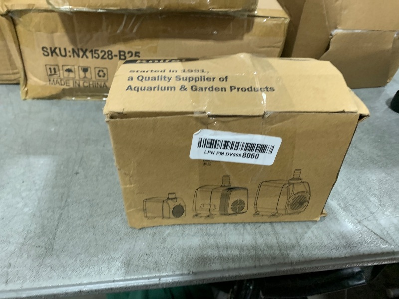 Photo 1 of Knifel 550GPH Submersible Water Pump - Fountain pumps with Auto Shut Off, Adjustable Flow & Ultra-Quiet for Fountains, Ponds, Aquariums, Fish Tank, and More