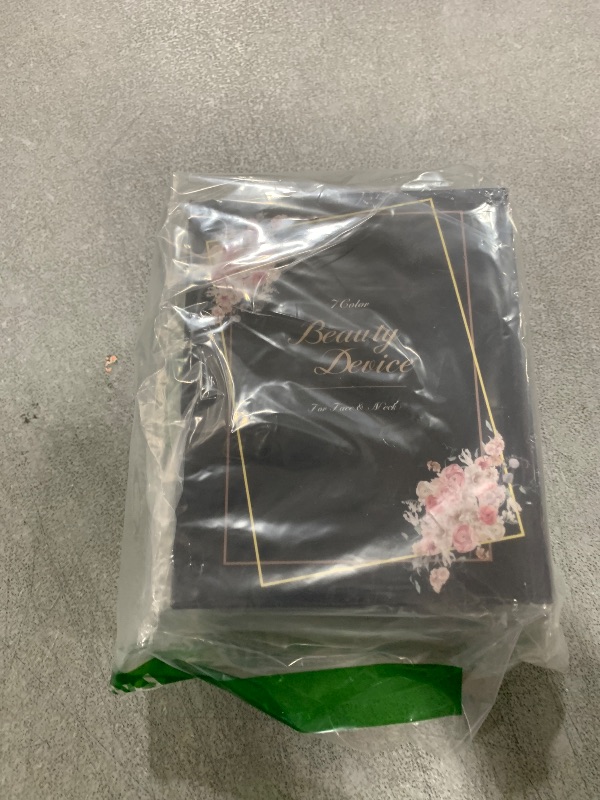 Photo 1 of ELISHINE Light Based Face-Neck-Massager - 7 Color Portable Facial Massager for Skin Care, Rose Gold