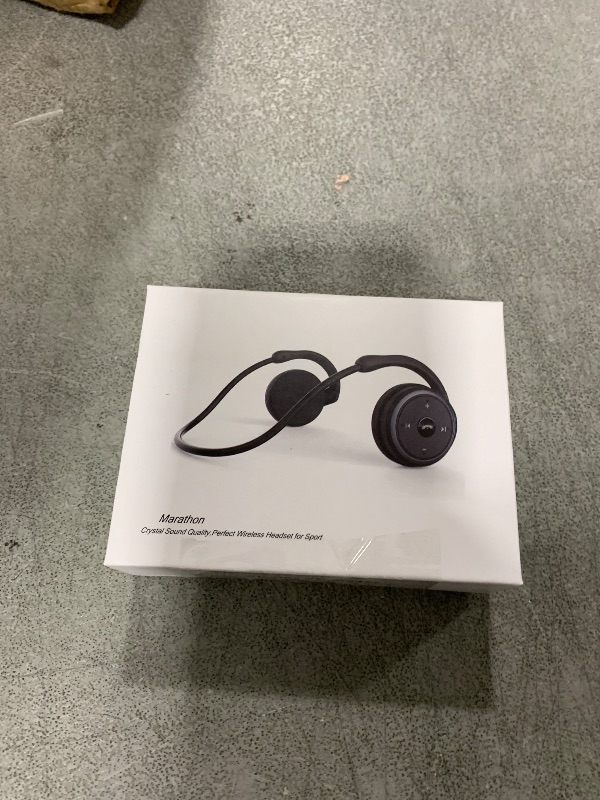 Photo 1 of RTUSIA Small Bluetooth Headphones Wrap Around Head - Sports Wireless Headset with Built in Microphone and Crystal-Clear Sound, Foldable and Carried in The Purse, and 12-Hour Battery Life, Green