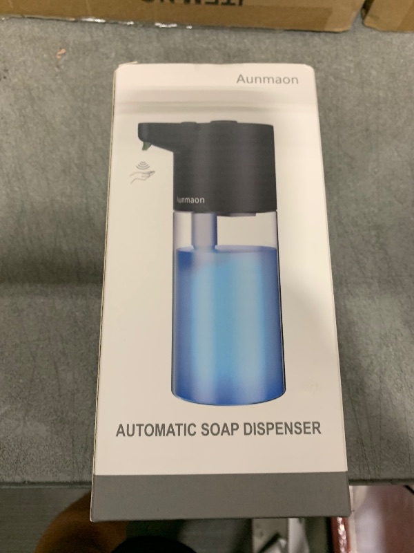 Photo 1 of Automatic Soap Dispenser Touchless,Simple Physical Adjustment Hand Soap Dispenser,Low Battery Consumption Dish Soap Dispenser Kitchen Bathroom,Hands Free Auto Soap Dispenser