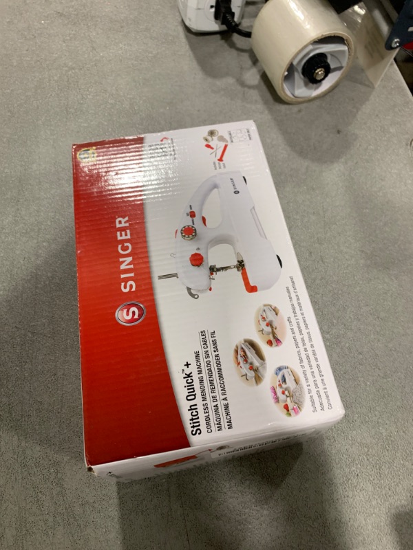 Photo 1 of SINGER Stitch Quick + Portable Cordless Mending Machine Bundles (Two Thread Stitch Quick +)