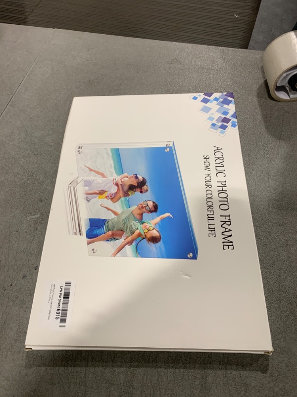 Photo 1 of laapee 11x14 Acrylic Picture Frame with Magnetic, Clear Diploma Degree Frame with Base, Lucite Transparent Photo Frame for Tabletop Display with Exquisite Package