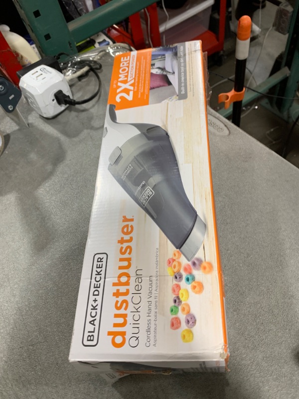 Photo 1 of BLACK+DECKER dustbuster QuickClean Cordless Handheld Vacuum (HNVC215B10)
