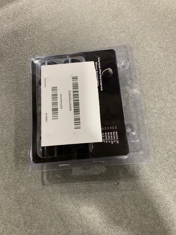 Photo 1 of Set of 4 12x1.5 Veritek OE 1.47 Inch Mag Factory Style Replacement Black Lug Nut Wheel Locks with 2 Black Keys for Factory Wheels VPE-45700N2BK